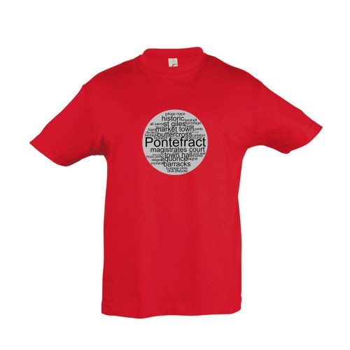 Children's Cotton Tee Shirt - Heritage Plaque Design A