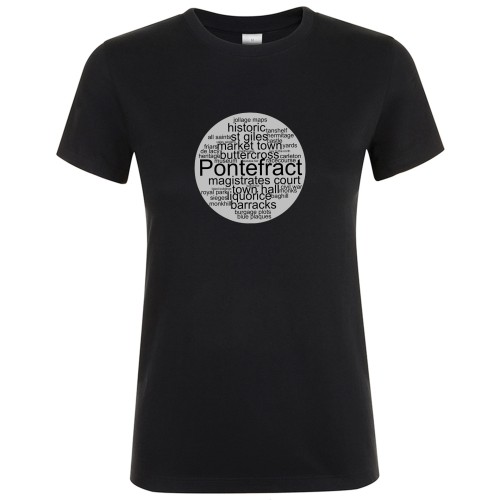 Ladies Fit Cotton Tee Shirt - Heritage Plaque Design A