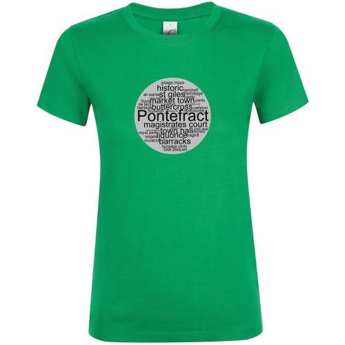 Ladies Fit Cotton Tee Shirt - Heritage Plaque Design A