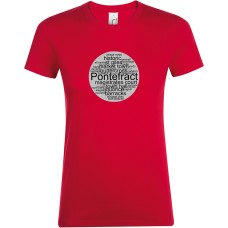 Ladies Fit Cotton Tee Shirt - Heritage Plaque Design A