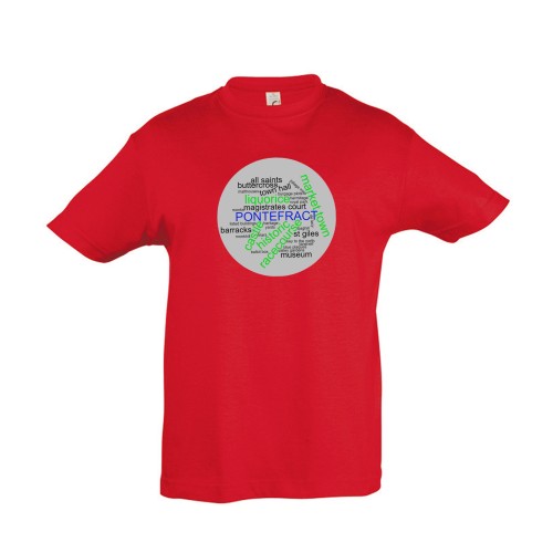 Children's Cotton Tee Shirt - Heritage Plaque Design B