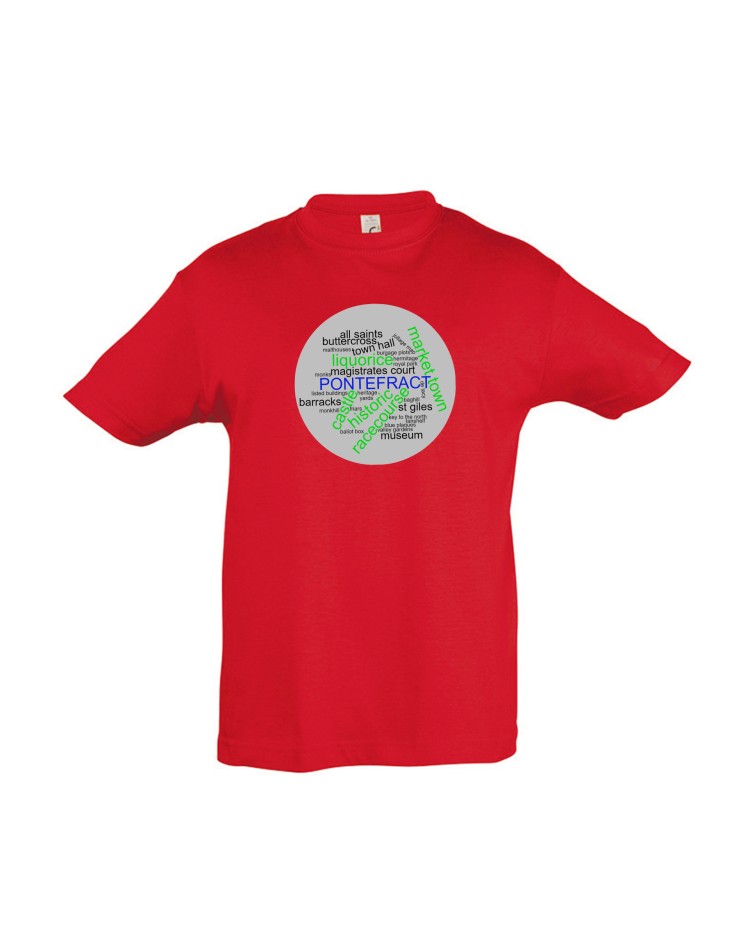 Children's Cotton Tee Shirt - Heritage Plaque Design B