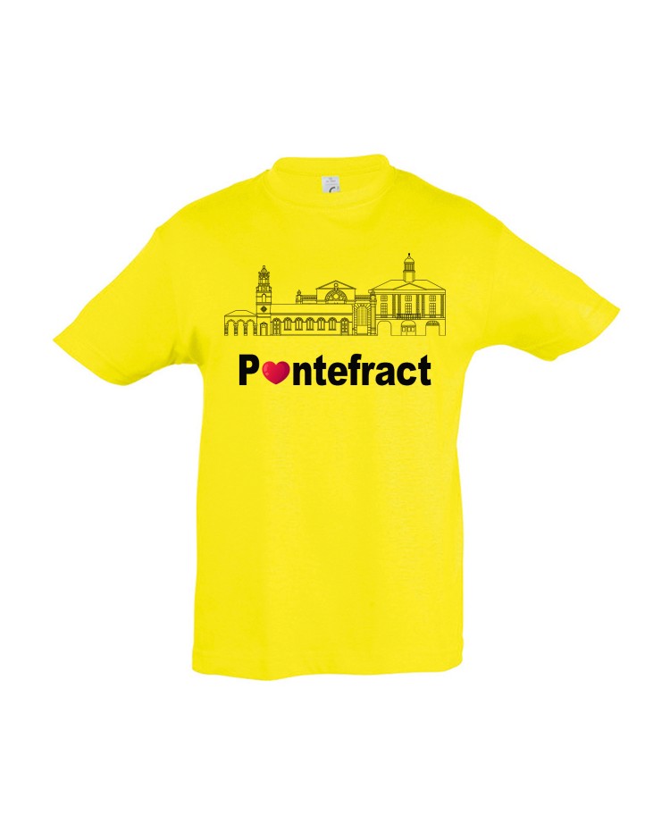 Children's Cotton Tee Shirt - Love Pontefract