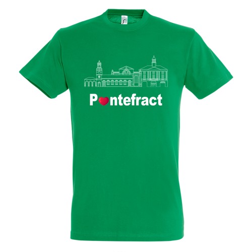 Unisex Cotton Tee Shirt - Love Pontefract