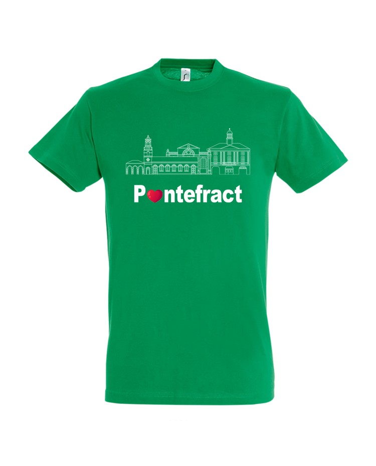 Unisex Cotton Tee Shirt - Love Pontefract