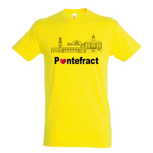 Unisex Cotton Tee Shirt - Love Pontefract